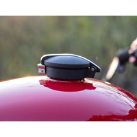 Monza Fuel Cap Kit for Triumph and HD - Black/Contrast Polished